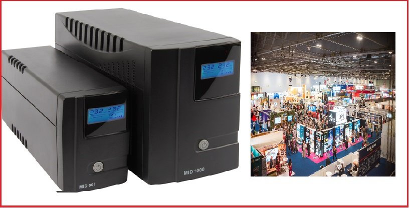 Ups on rent for Exhibition